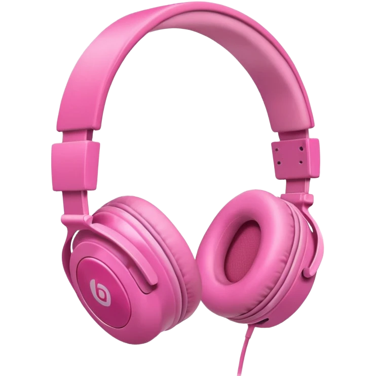 Pink Headphone emoji