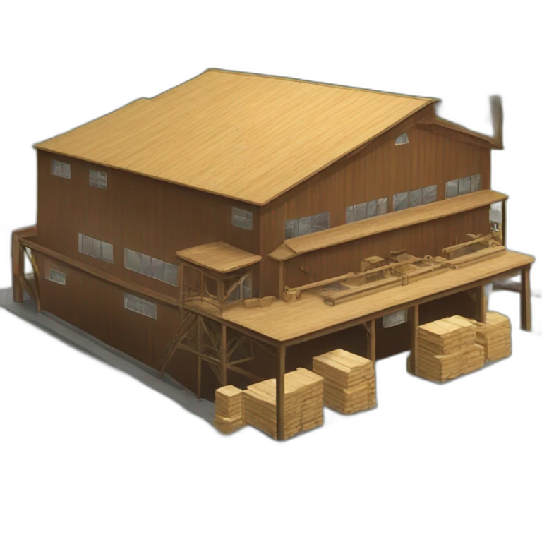 modern lumber factory emoji