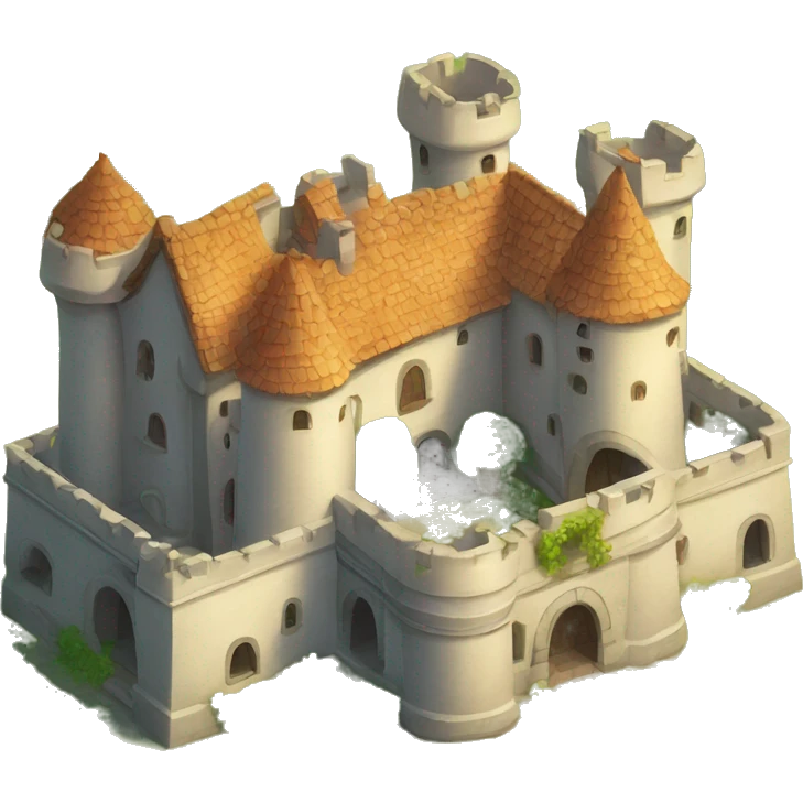 farytale Castele with courtyard emoji