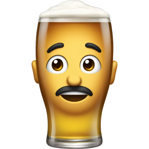 Tomando cerveza mesd emoji