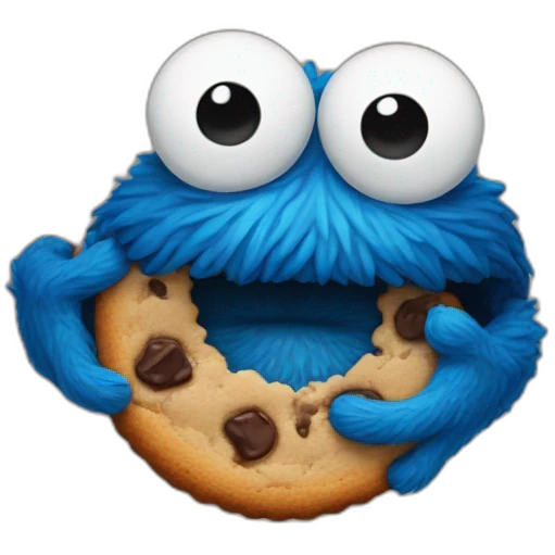 cookie monster emoji