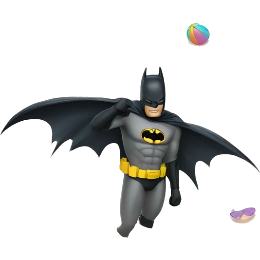 Batman in the beach emoji