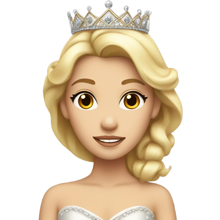 brown-eyed blonde princess emoji