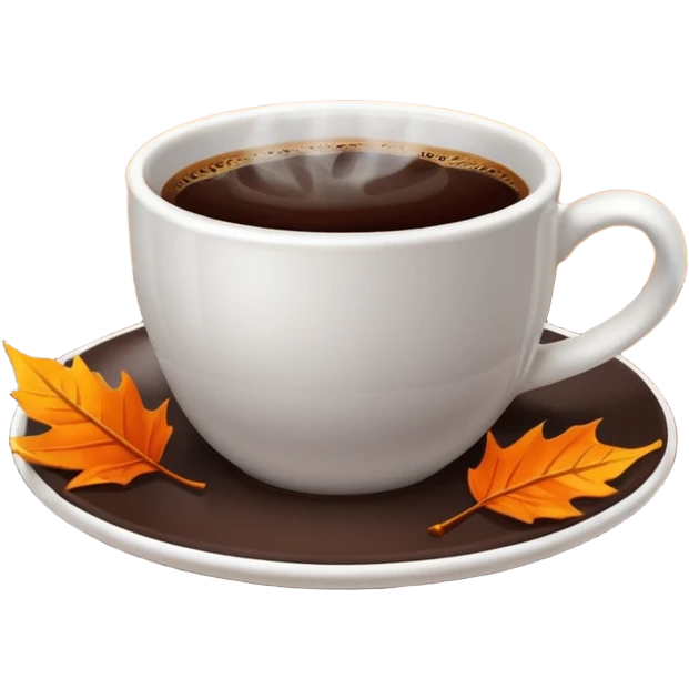 Automne café  emoji