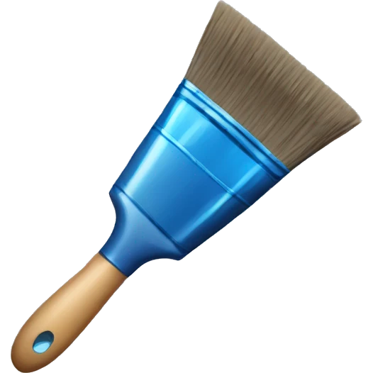 blue paintbrush emoji