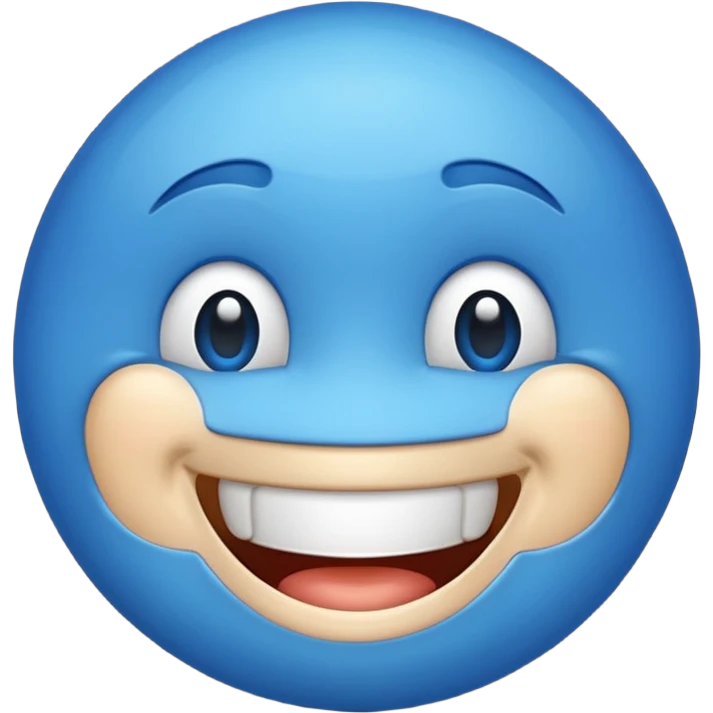 Blue emoji  emoji