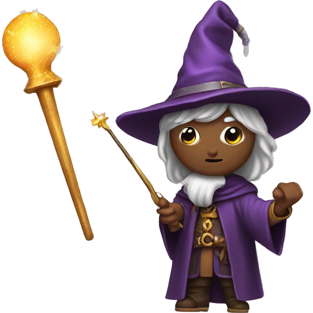 robor-mage with magic wand emoji