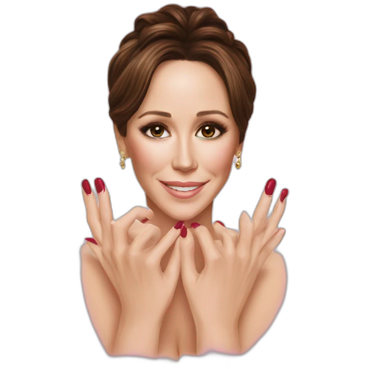 Jennifer love hewitt nail artisg emoji