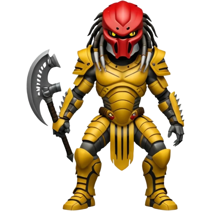Predator from movie predator with armor emoji