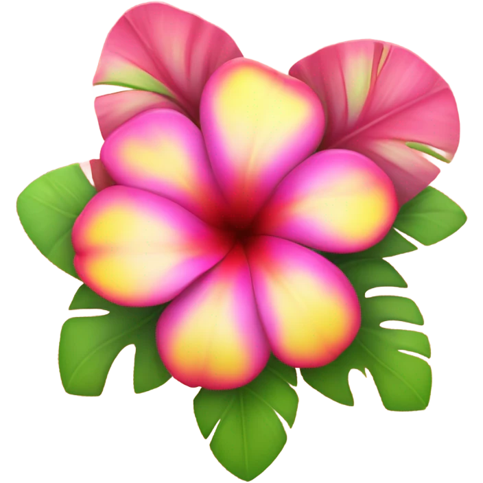 Hawaii flower emoji