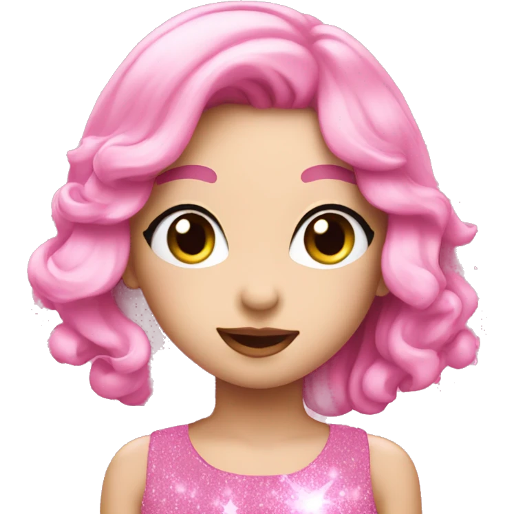 Pink sparkle emoji