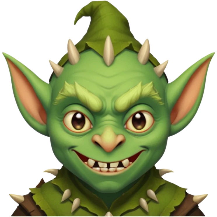 a goblin emoji