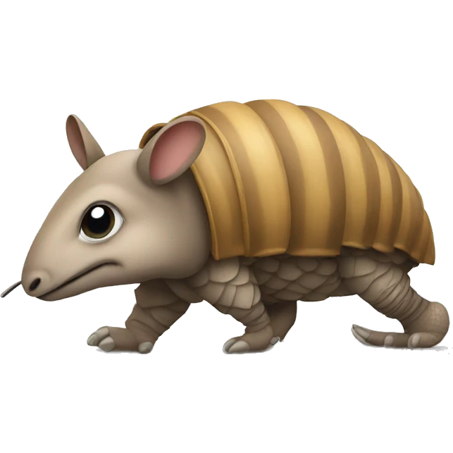 armadillo walking emoji