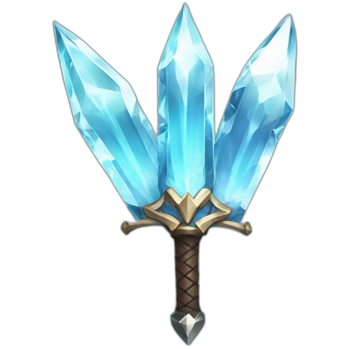 crystal, weapon emoji