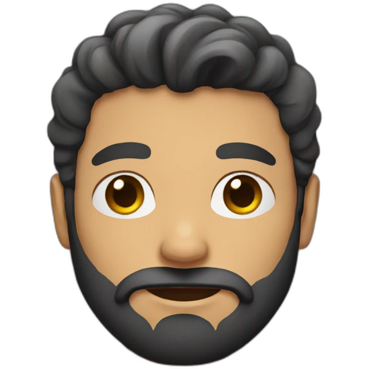 bearded man emoji