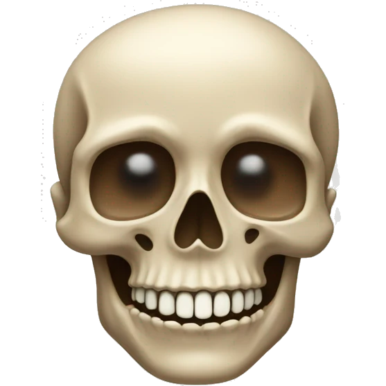 thank you spelled in bones  emoji