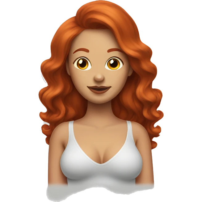 Curvy redhead bodysuit sfw emoji