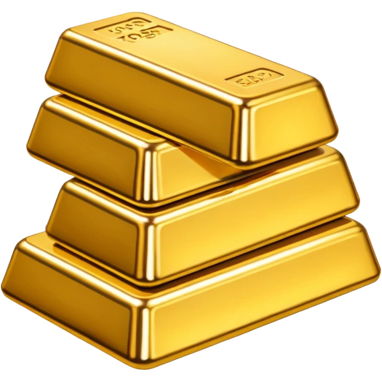 золотые слитки emoji
