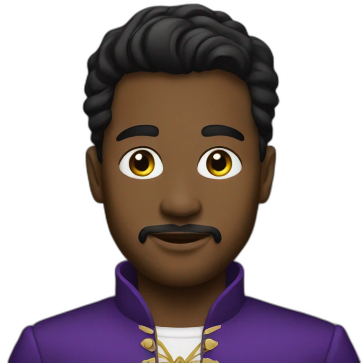 Prince-black emoji