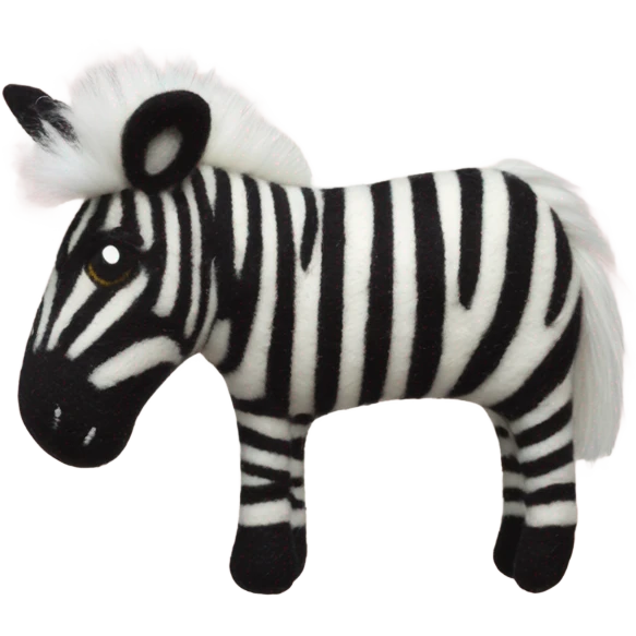 Zebra felting purse emoji