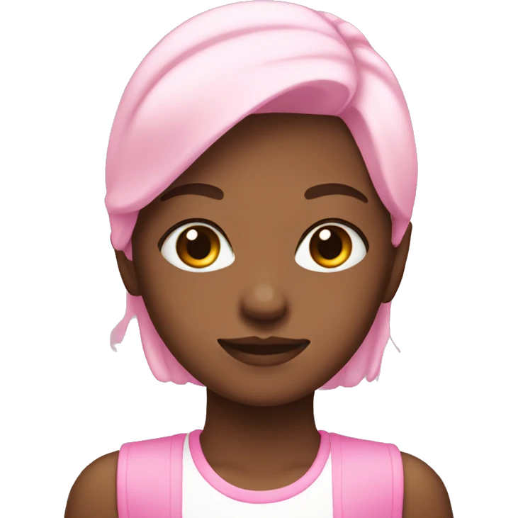 clean girl pink emoji