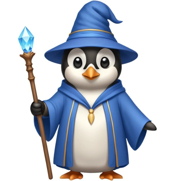 Penguin Wizard emoji