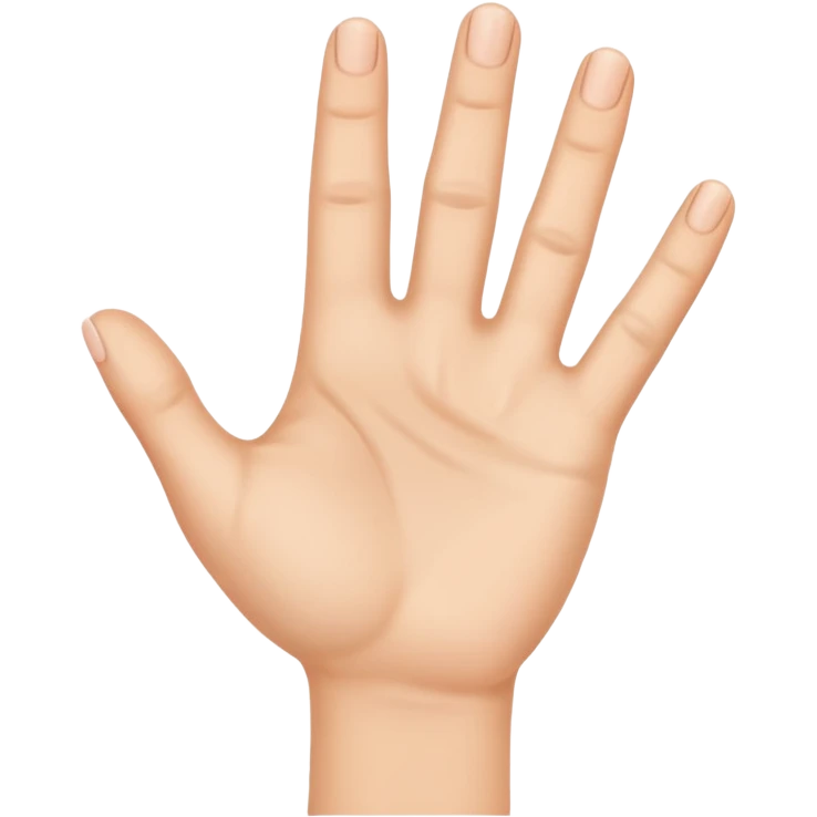 hi hand emoji