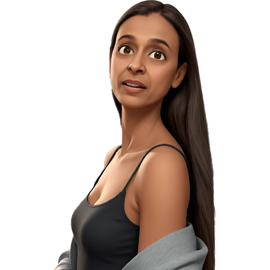 girl with long brown hair emoji