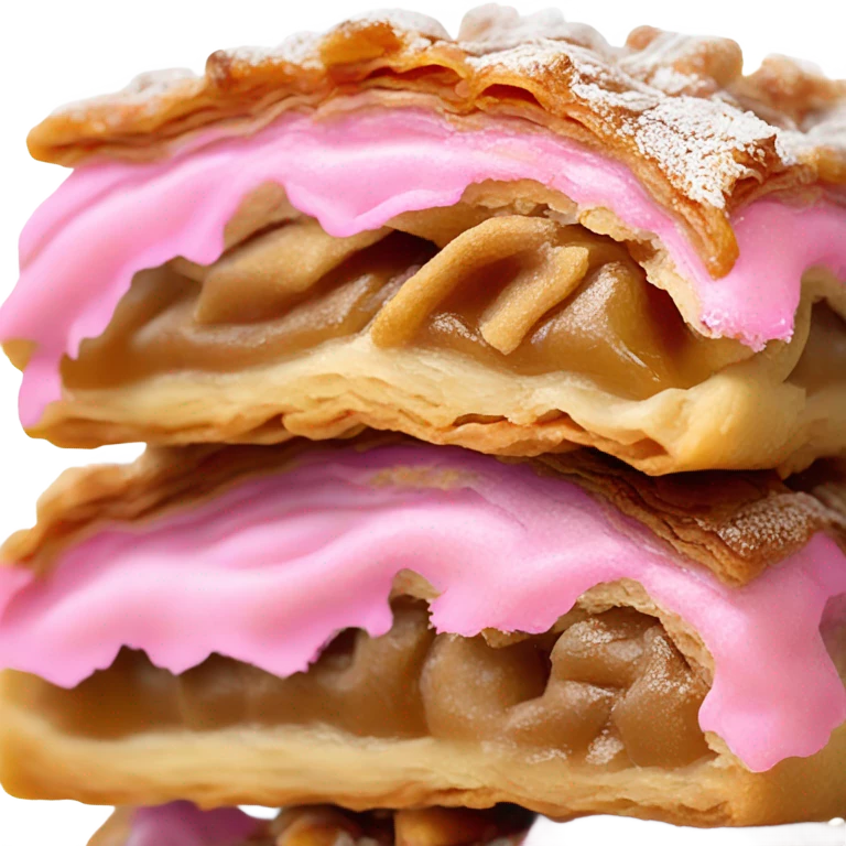 Pink baklava  emoji