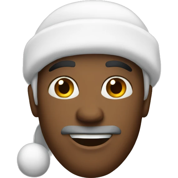 White Christmas emoji