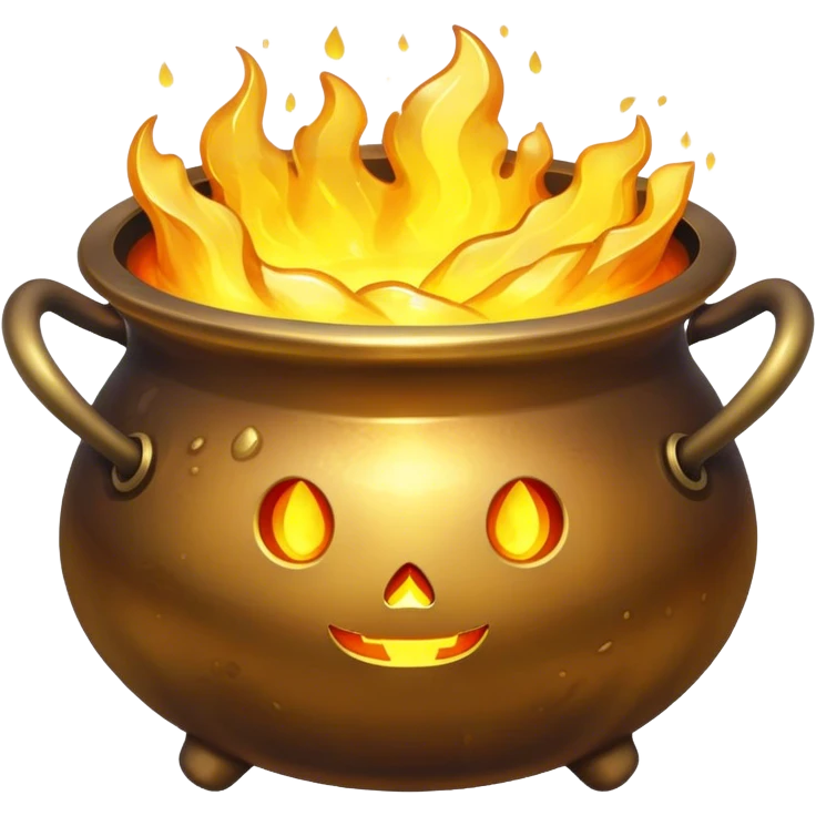 Chaudron plein d’or emoji