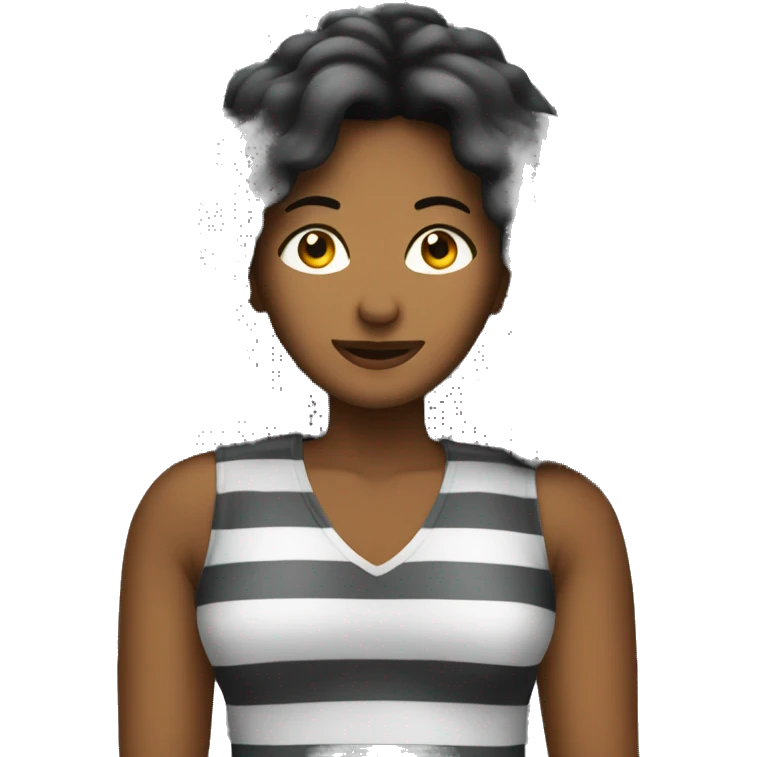 Woamn in jail  emoji