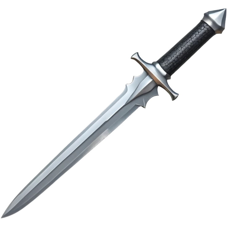 single dagger with narrow sharp point emoji