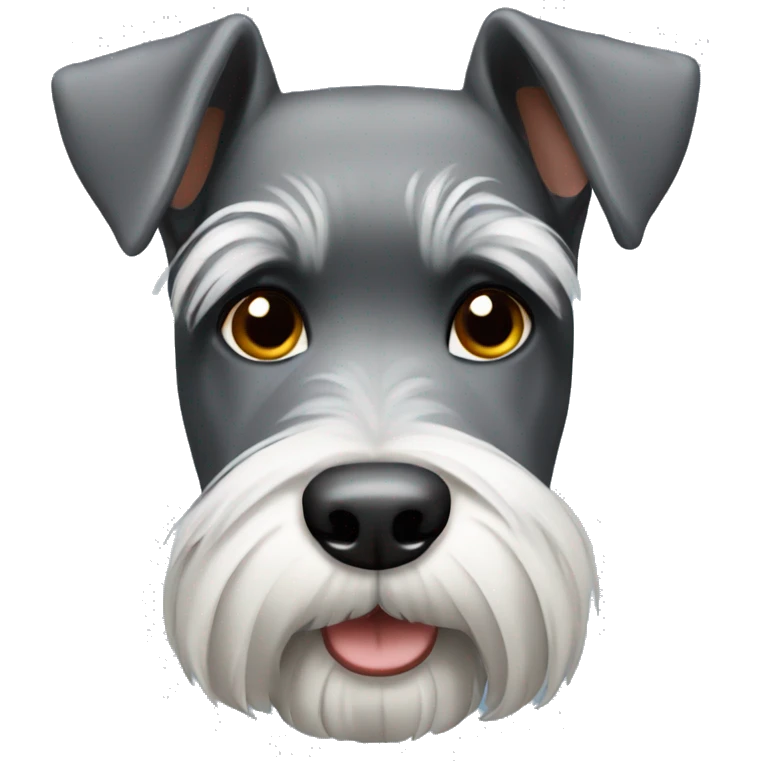 Schnauzer dog emoji