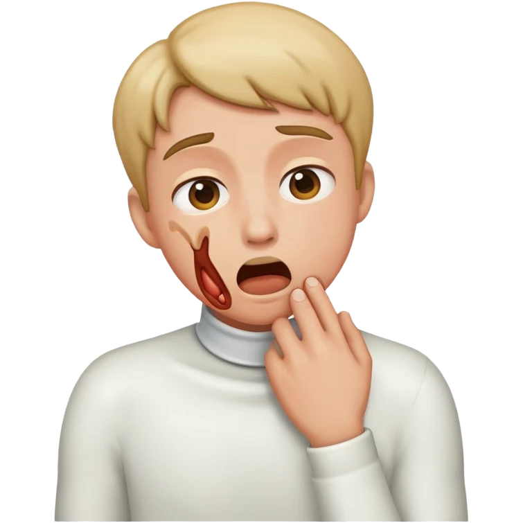 choking yourself emoji