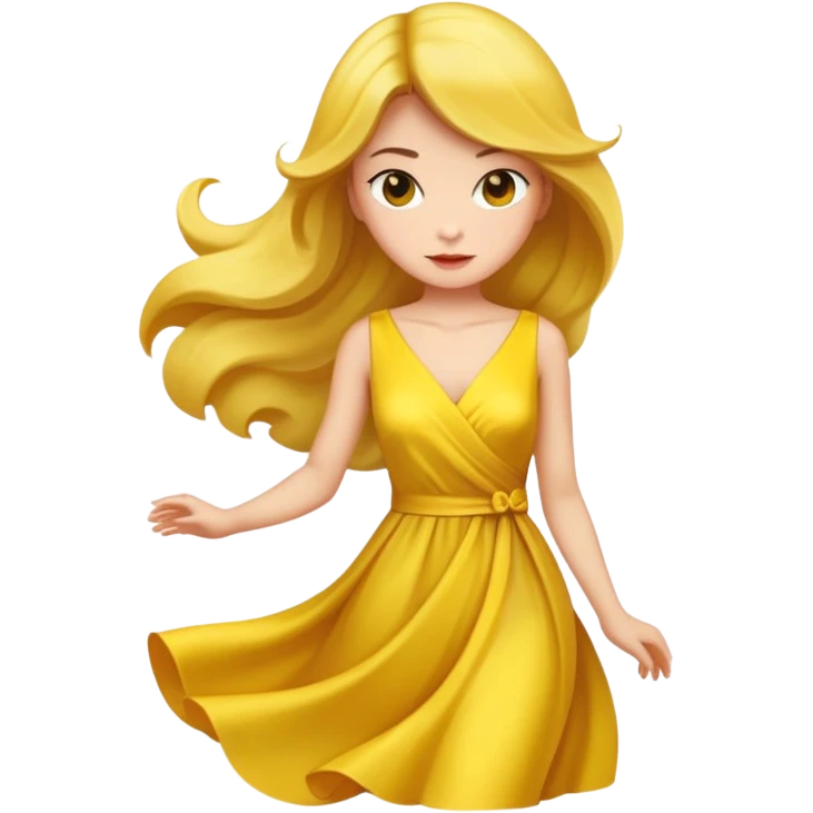 yellow dress emoji