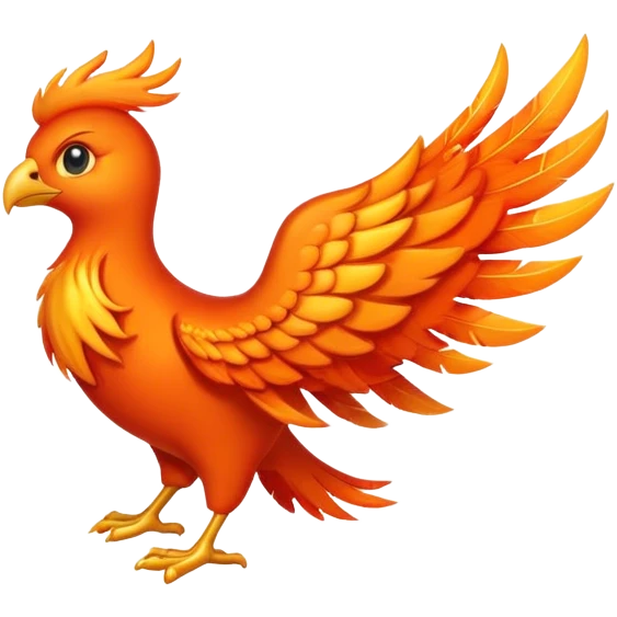 Ave fénix  emoji