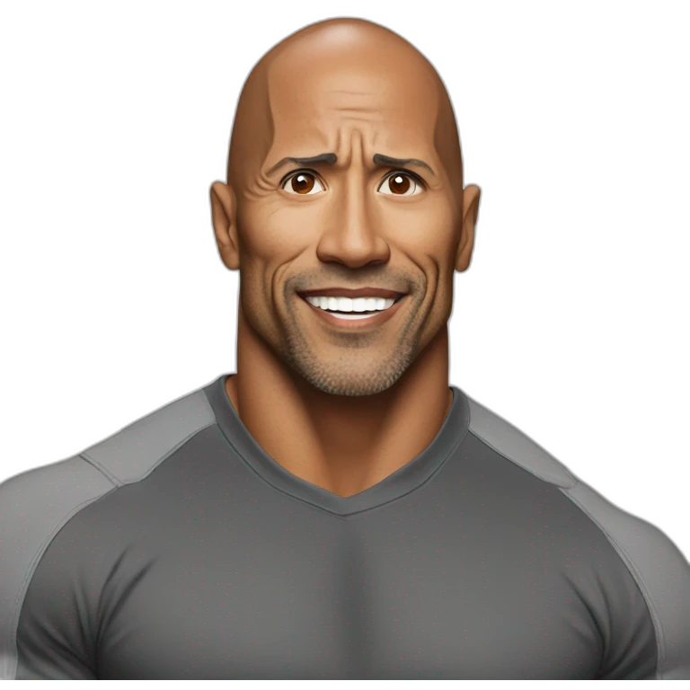 Actor the Rock emoji