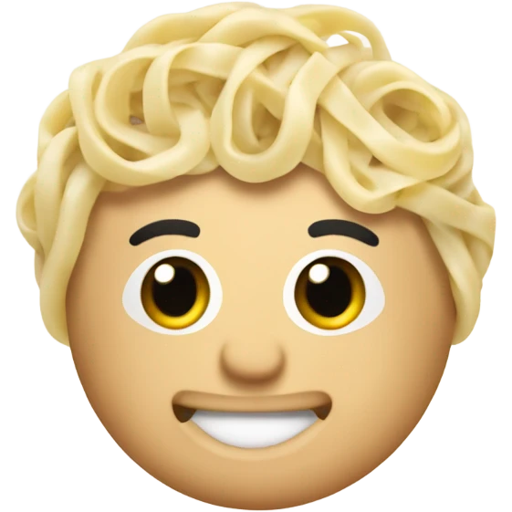 Fettuccini Alfredo chicken emoji