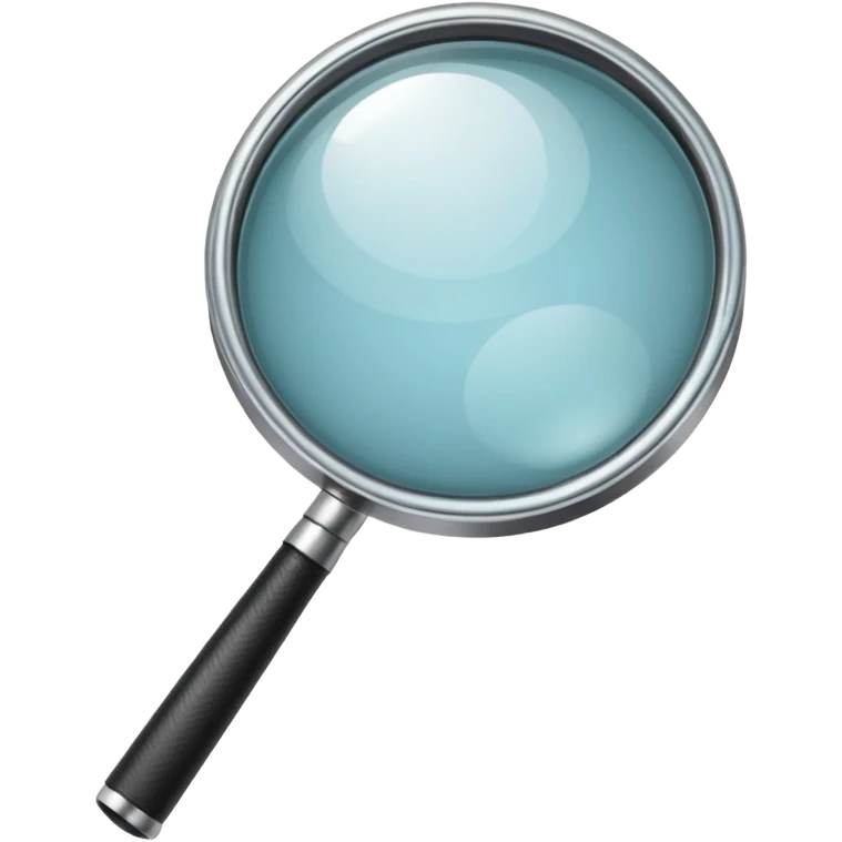 magnifying glass emoji
