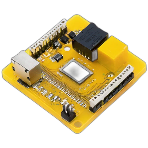 un arduino uno de color amarillo  emoji