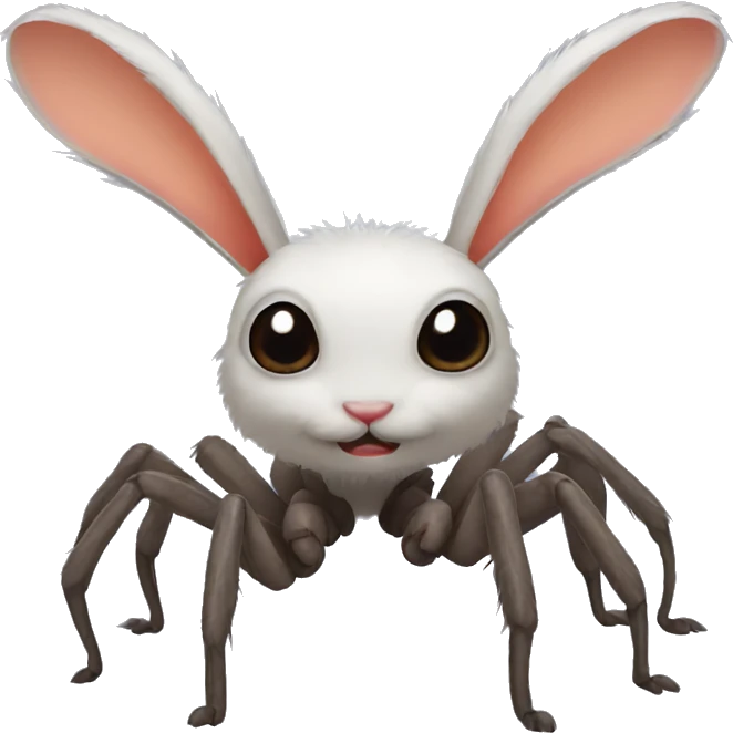 Bunny spider hybrid emoji
