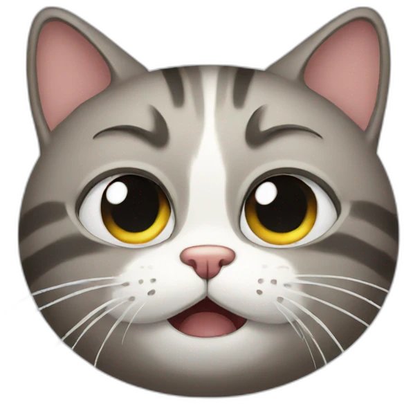 Cat crying emoji