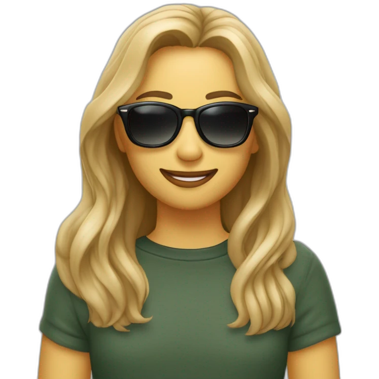 21 летний парень с длинной стрижкой до плечей и в очках rayban emoji