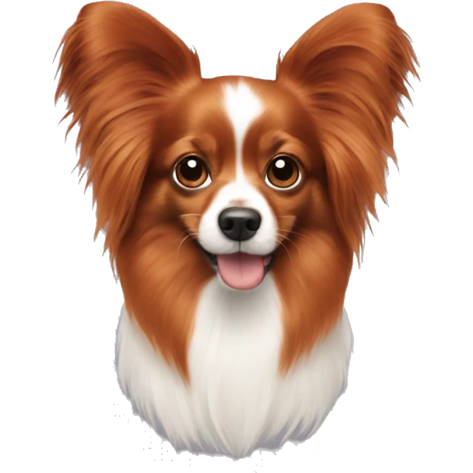 Red haired papillon emoji