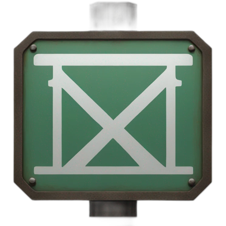 railroad sign emoji