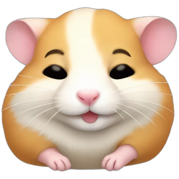Sleeping hamster emoji