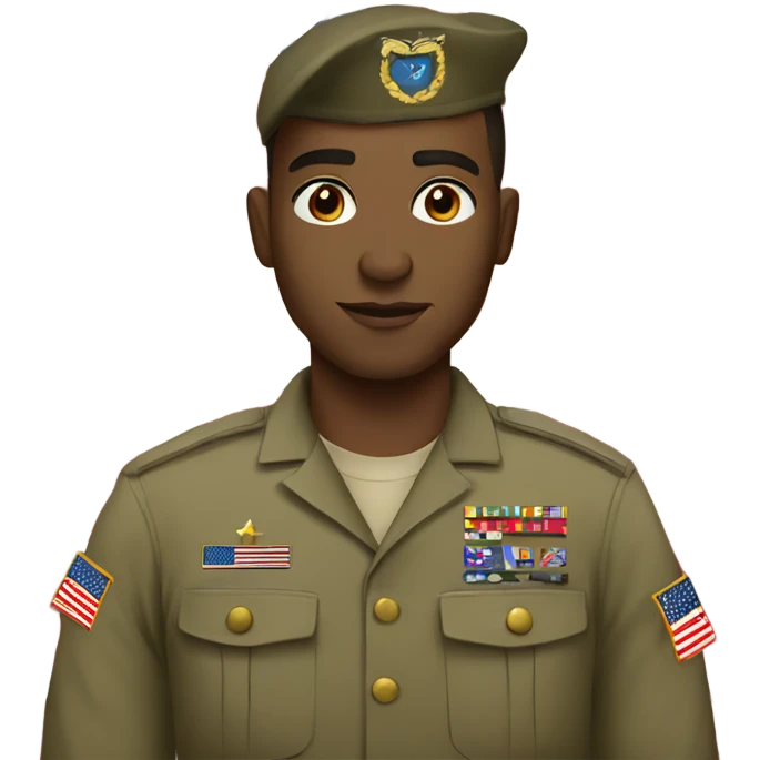 Military husband  emoji