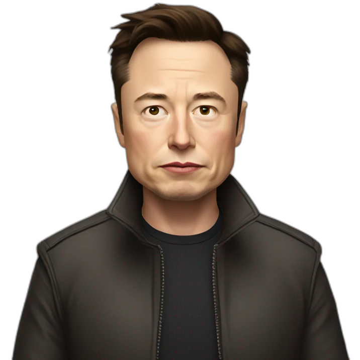Sad Elon Musk emoji