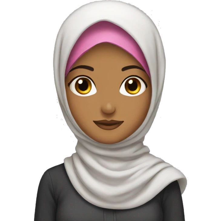 Hijabi girl pretty emoji